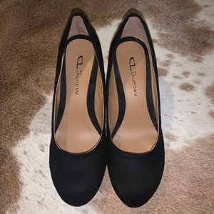 Black Chinese Laundry Wedges